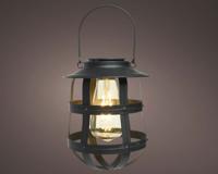 Solar hanging light dia15-H19cm black Decoris - Decoris