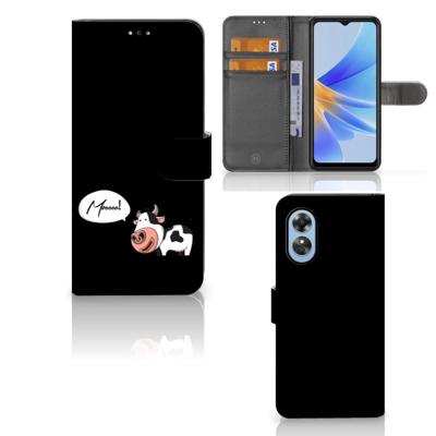OPPO A17 Leuk Hoesje Cow OPPO A17 Leuk Hoesje Cow