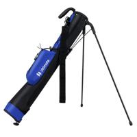 Golf-standtas met 2 Vakken & Regenhoes Golf Tas Licht met Schouderriem Blauw