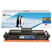 G&G Toner vervangt HP 220X, W2203X Compatibel Magenta 5500 bladzijden NT-PH2203XM-B-V2-S1