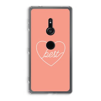 Best heart: Sony Xperia XZ2 Transparant Hoesje