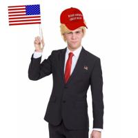 President Donald Trump verkleedset - make America great again - voor volwassenen - verkleedkleding