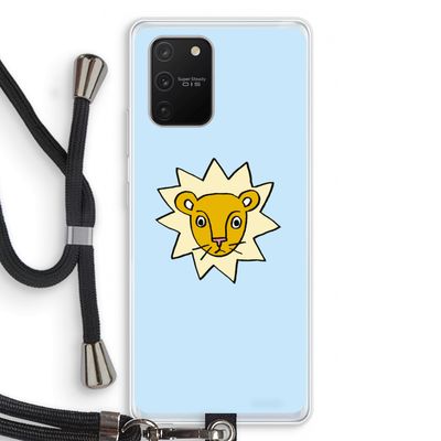 Kleine leeuw: Samsung Galaxy S10 Lite Transparant Hoesje met koord