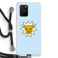 Kleine leeuw: Samsung Galaxy S10 Lite Transparant Hoesje met koord