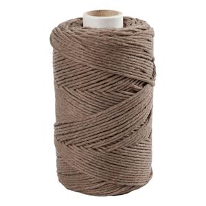 Creativ Company Macrame koord lichtbruin, 198m
