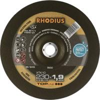 Rhodius XT10 206263 Doorslijpschijf gebogen 230 mm 1 stuk(s) RVS, Staal