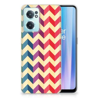 OnePlus Nord CE 2 5G | TPU bumper | Zigzag Multi Color
