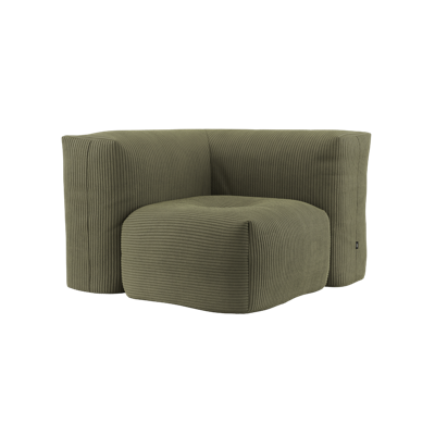 Soft Sofa Indoor - Corner - Olive - SACKit