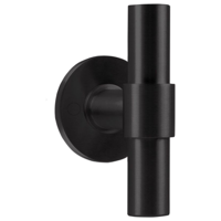 Formani | Voordeurknop PBT100V Vast op Rozet | PVD Mat Zwart Formani | Voordeurknop PBT100V Vast op Rozet | PVD Mat Zwart