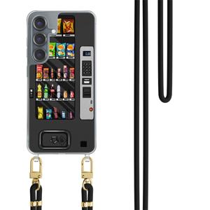 Samsung Galaxy S25 hoesje met zwart koord - Snoepautomaat