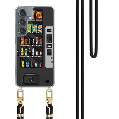 Samsung Galaxy S25 hoesje met zwart koord - Snoepautomaat