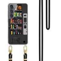 Samsung Galaxy S25 hoesje met zwart koord - Snoepautomaat