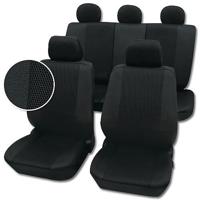 Petex stoelbekleding "sydney " seat covers black 11pcs sydney
