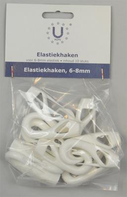 U-rope Elastiekhaak Nylon 6-8 Mm Wit (10) Default