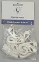 U-rope Elastiekhaak Nylon 6-8 Mm Wit (10) Default