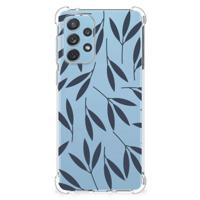 Samsung Galaxy A73 Case Leaves Blue