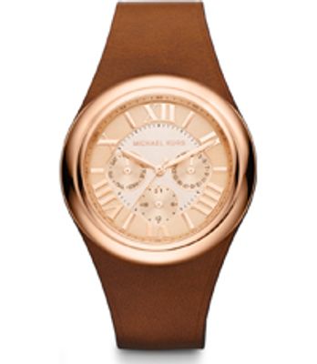 Horlogeband Michael Kors MK2313 Leder Bruin 42mm