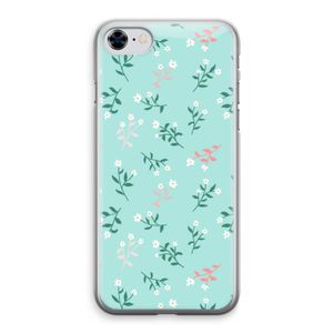 Small white flowers: iPhone 8 Transparant Hoesje