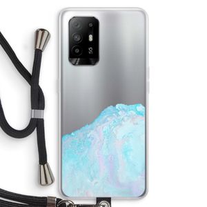 Fantasie pastel: Oppo A95 5G Transparant Hoesje met koord