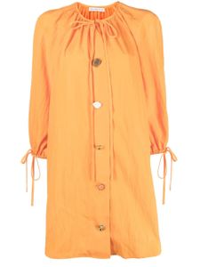 Rejina Pyo robe Scout à boutons signature - Orange