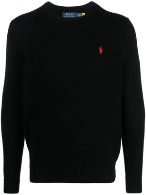 Polo Ralph Lauren pull à logo brodé - Noir