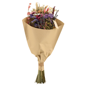 Droogbloemen Field Bouquet Pink - Ø25cm - ↕60cm - Ø20 - ↨50cm