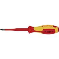 Knipex Pozidriv® 98 25 02 SL VDE Kruiskop schroevendraaier PZ 2 Koplengte: 100 mm