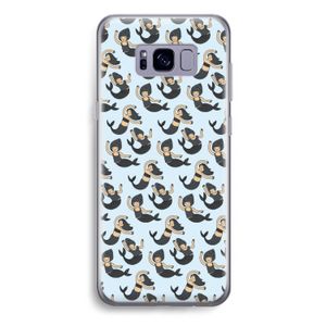 Zeemeermin: Samsung Galaxy S8 Plus Transparant Hoesje