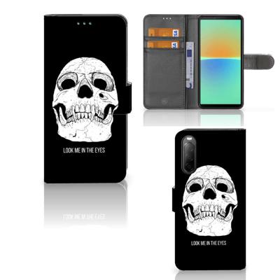 Telefoonhoesje met Naam Sony Xperia 10 IV Skull Eyes Telefoonhoesje met Naam Sony Xperia 10 IV Skull Eyes