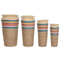 Home ESPRIT Multicolour Vezel Arabisch (4 Stuks)