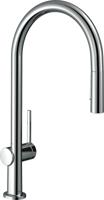Hansgrohe Talis M54 ééngreeps keukenmengkraan 210 met uittrekbare vuistdouche en sBox, 2 straalsoorten, chroom