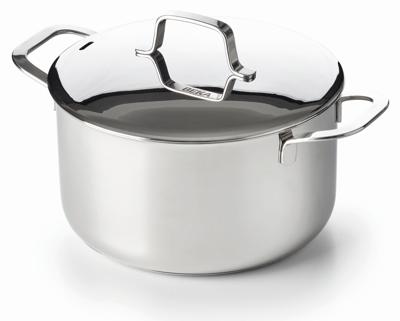 Beka Kookpan Maestro RVS met deksel ø 24 cm / 5.1 liter - geschikt voor alle warmtebronnen