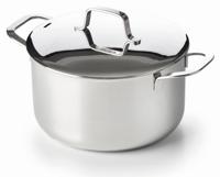 Beka Kookpan Maestro RVS met deksel ø 24 cm / 5.1 liter - geschikt voor alle warmtebronnen