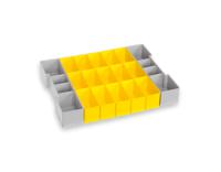 L-BOXX Indelings-set | B378xD313xH65 mm | geel/grijs | Geel/grijs | 1 stuk - 6000010091 6000010091