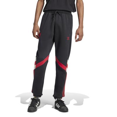 adidas Manchester United Originals Trainingsbroek 2024-2025 Zwart Rood Wit