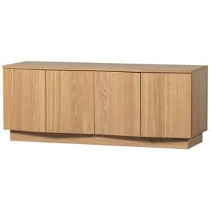 WOOOD Zuma tv-meubel 133 cm - Eiken - Transparant - 52x133x45 cm