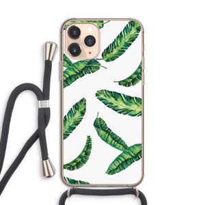 Lange bladeren: iPhone 11 Pro Transparant Hoesje met koord