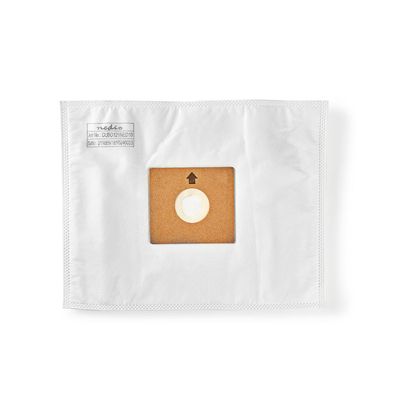 Nedis Stofzuigerzak | 10 Stuks | Synthetisch | Wit | 1 stuks - DUBG121NED10 DUBG121NED10