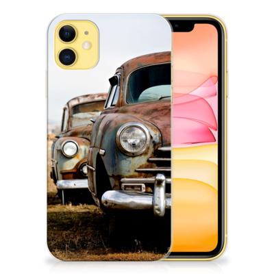 Apple iPhone 11 | Siliconen hoesje | met foto Vintage Auto