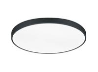 Trio Zwarte plafonniereWaco Ø 75cm - 627417532