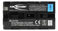 Ansmann A-Son NP-F970 Camera-accu Vervangt originele accu NP-F970 7.4 V 6600 mAh - thumbnail