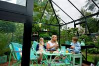 Tuinkamer Oase 8,8 antraciet, veiligheidsglas 3mm/1 Royal Well - Royal well