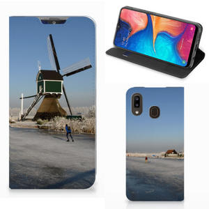 Samsung Galaxy A30 Book Cover Schaatsers