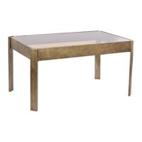 Hoofdtafel DKD Home Decor 102 x 62 x 53 cm Kristal Metaal Aluminium