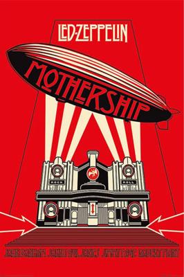 Poster Led Zeppelin Mothership Red 61x91,5cm