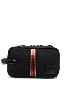 Paul Smith trousse de toilette à broderies - Noir