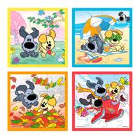 Bambolino Toys Woezel & pip 4-1puzzel