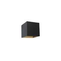 Artdelight Wandlamp Gymm Zwart Goud 10x10cm Excl. G9 - thumbnail