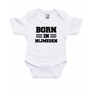 Born in Nijmegen cadeau baby rompertje wit jongen/meisje