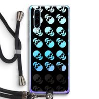 Musketon Skulls: Huawei P30 Transparant Hoesje met koord